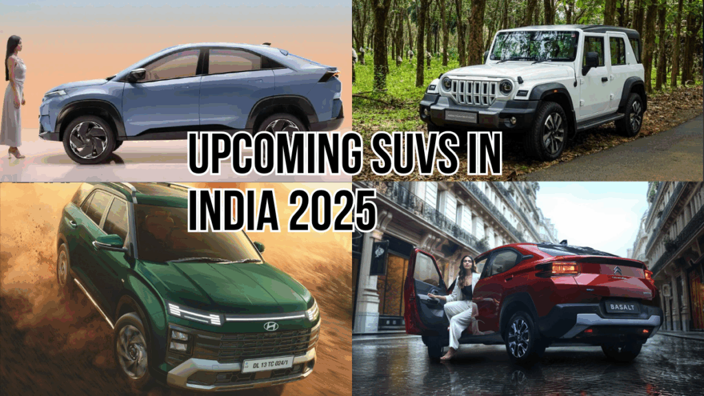 Upcoming SUVs in India 2025: New Launches, Facelifts & Key Highlights