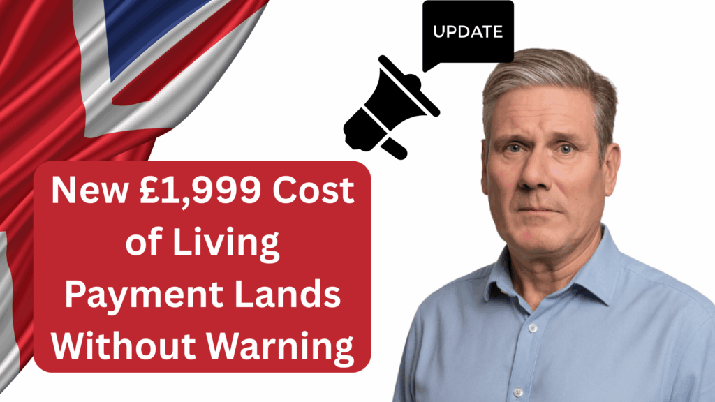New £1,999 Cost of Living Payment Lands Without Warning – DWP Silent
