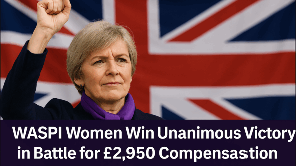 WASPI Women Win Unanimous Victory in Battle for £2,950 Compensation from DWP