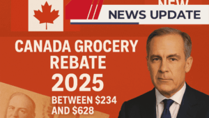 Canada Grocery Rebate 2025 Between $234 and $628